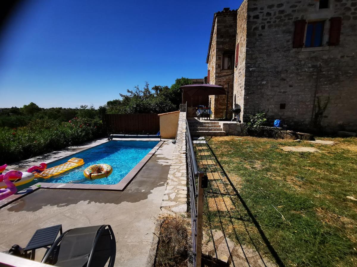 Magnifique Gite En Pierres 6 Personnes Avec Piscine Privee Ardeche Plein Sud Lablachère Exterior foto